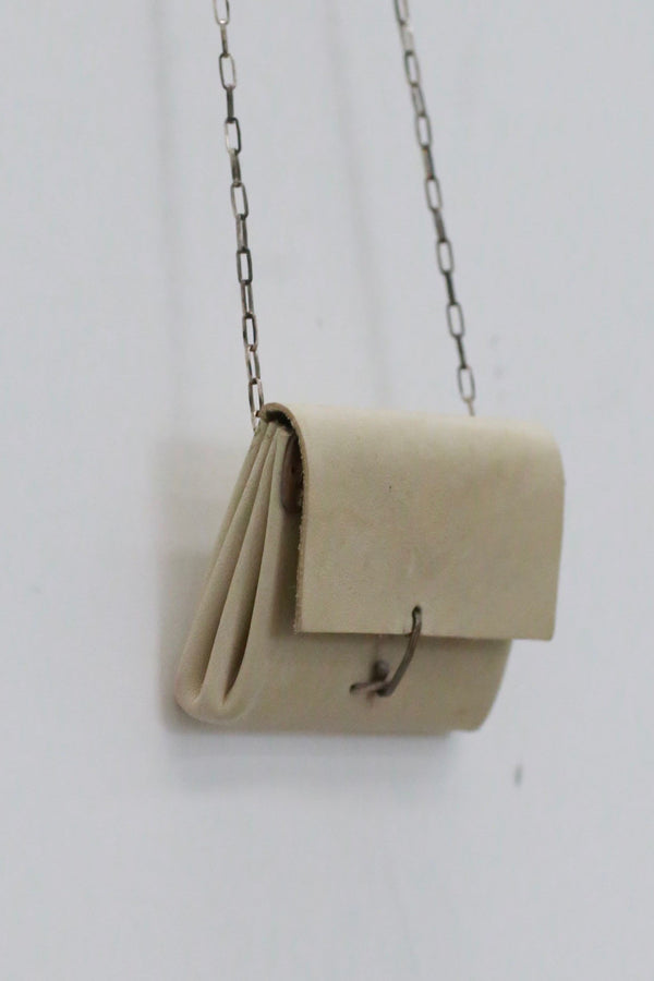 m.a+ Maurizio Amadei Mini Necklace Bag Series MA-A-B7201 CUF1,0-CREAM-F CREAM Organ A-B7201 MA-A-B711